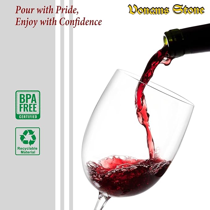 Unbreakable Wine Glasses 16oz - Shatterproof, Reusable, Drink Glassware (Set of 4) For Indoor Outdoor Drinkware Travel, Pool, Camping, Beach, Picnic