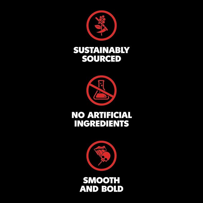 Death Wish Coffee, Capsules Compatible with Nespresso Original Machines, Dark Roast