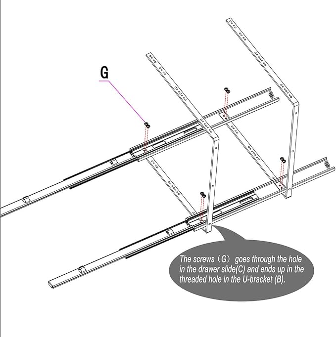 OCG 2 Tier Pull Out Cabinet Organizer (12.5" W x 21" D), Pull Out Drawers for Kitchen Cabinets, Pull Out Shelves for Base Cabinet Organization in Kitchen Bathroom Pantry, Chrome Finish