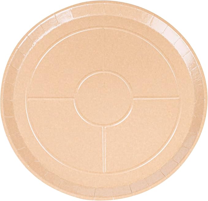 Restaurantware-Eco Pie 18 Inch Paper Pizza Trays, 50 Round Pizza Pans - Oven-Ready, Microwavable, Kraft Paper Pan For Large-Sized Pizzas, For Baking, Cooking, Bread, Meat, Or Pies
