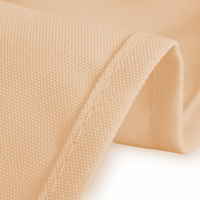 LinenTablecloth 60 x 102-Inch Rectangular Polyester Tablecloth Peach