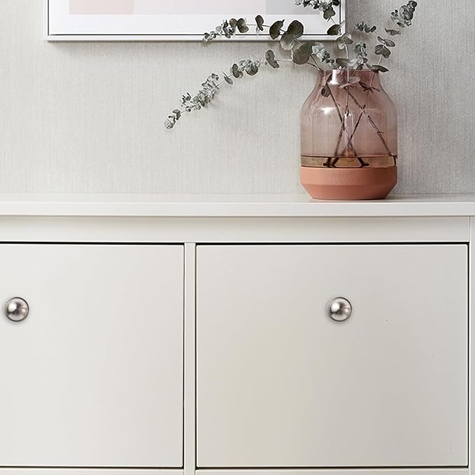 10 Pack Brushed Satin Nickel Kitchen Cabinet Knobs and Drawer Knobs