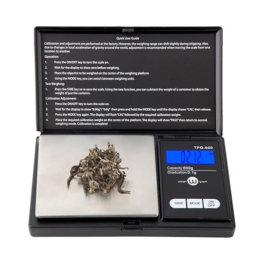 Weigh Gram Scale 600g x 0.1g,Pocket Scale, Digital Jewelry Scale, Food Scale, Kitchen Scale, Digital Pocket Scale