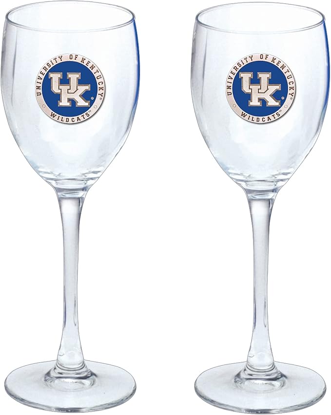 Heritage Pewter Kentucky Glass Water Goblets – Set of 2 | 12 OZ Goblet Glasses | Expertly Crafted Pewter Glass