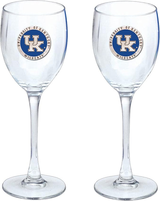 Heritage Pewter Kentucky Glass Water Goblets – Set of 2 | 12 OZ Goblet Glasses | Expertly Crafted Pewter Glass