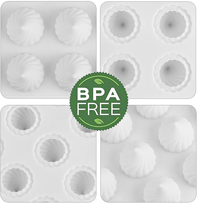 OCPO KITCHEN Russian Tale Silicone Mold for Baking Mousse Cake, Candy, Pastry, Chocolate, Cupcake, Jelly, Pudding, Cake Decoration Mold, 3D Russian Tale Shape (15-Cavity)