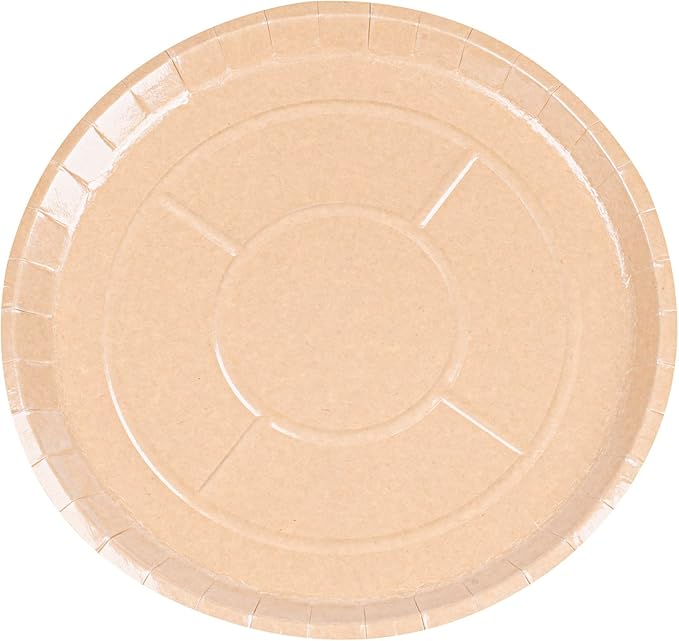 Restaurantware-Eco Pie 12 Inch Paper Pizza Trays, 50 Round Pizza Pans - Oven-Ready, Microwavable, Kraft Paper Pan For Individual Personal Pizzas, For Baking, Cooking, Bread, Meat, Or Pies