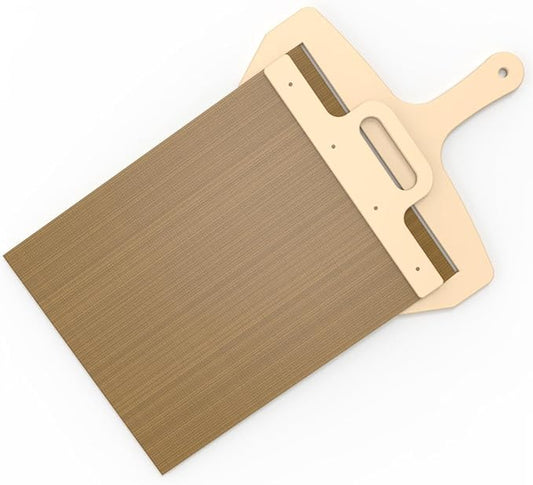 Premium Sliding Pizza Peel | Non-Stick Pizza Spatula Paddle with Wooden Handle | Smart Pizza Slider for Indoor & Outdoor Ovens | Large 19.68" x 11.81" Pizza Board
