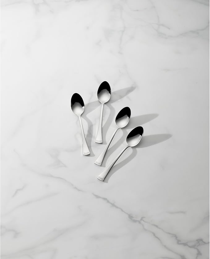 Lenox Portola Teaspoons, Set of 4, 0.35, Stainless