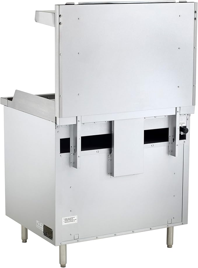 Kratos 36" Wide Commercial Gas Range and Oven, 36" Griddle with Full Sized Oven, 60,000 Total BTU, Stainless Steel Griddle for Restaurants, Liquid Propane (29Y-174-LP)