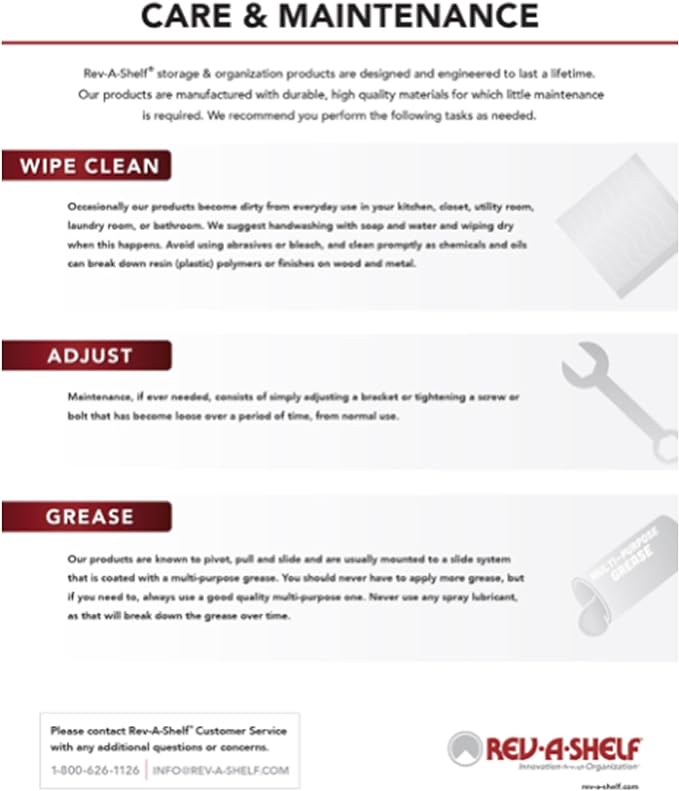 Rev-A-Shelf 6.5" Pullout Kitchen Cabinet Storage Organizer Slide Out Pantry Spice Rack with Adjustable Shelves, Natural Maple, 448-BC-6C