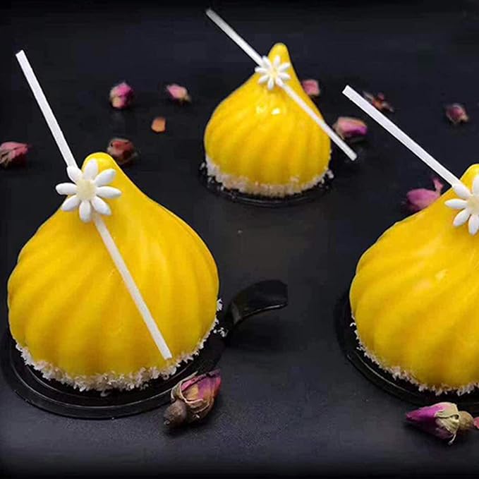 OCPO KITCHEN Russian Tale Silicone Mold for Baking Mousse Cake, Candy, Pastry, Chocolate, Cupcake, Jelly, Pudding, Cake Decoration Mold, 3D Russian Tale Shape (15-Cavity)