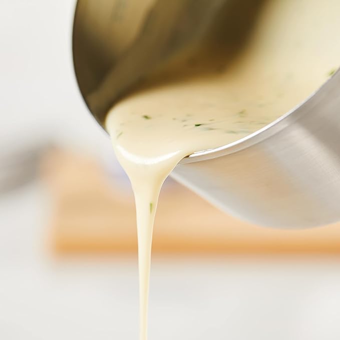 KitchenAid 71018 Stainless Steel Saucepan with Pour Spouts, 1 Quart - Brushed Stainless Steel