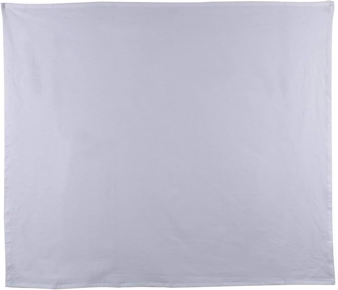 DG Collections 100% Cotton Flour Sack Towels – 7 Pack, 33x38 Inches, White, Lint-Free, Pre-Washed, Hemmed Edges – Reusable Kitchen Towels for Cleaning, Embroidery, Printing & Crafts - White