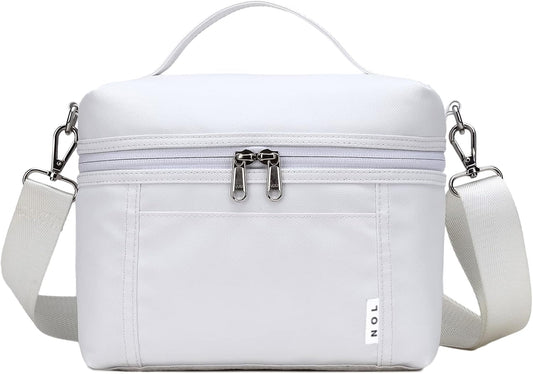 NOL Natural Organic Lifestyle Insulated Lunch Bags for Women Cooler Bag Lightweight Nylon Waterproof Lunch Box For Work