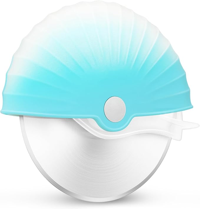 Pizza Cutter Wheel with Protective Blade Cover, Detachable and Dishwasher Safe