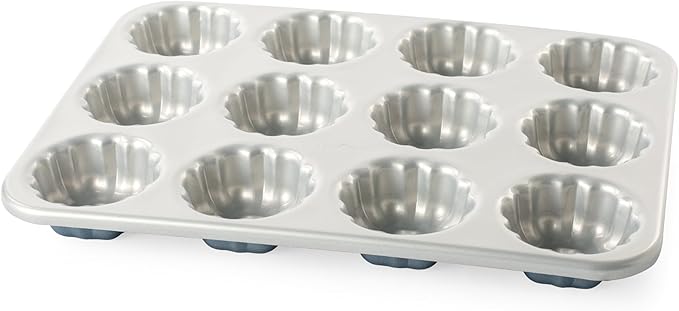Nordic Ware Formed Mini Bundt, 12 Cavity Cupcake, Twilight Blue