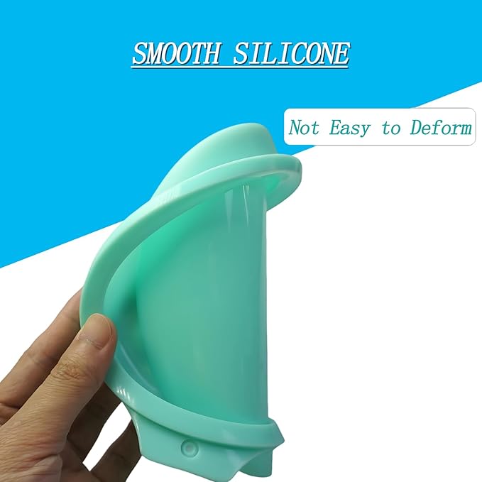 6 Pcs Silicone Round Cake Mold Set, 4+6+8 Inch Silicone Cake Pans for Layer Cake, Rainbow Cake, Resin Coaster, Pizza Crust and Pie