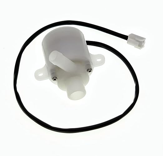 ZLWB-12 HZB-12A/25BF Household Small Bullet Ice Maker Water Pump Compatible with HZB-50A/ HZB-50/ HZB-60/ HZB-80/ HZB-25BF/ HZB-13F/ HZB-20F/ HZB-20FA Ice Maker Machine DC 12V 0.3A