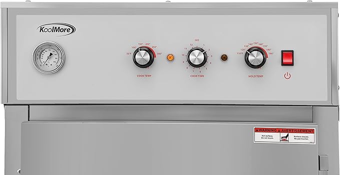 KoolMore KM-CCAH3-1D Half-Size One Door Commercial Cook and Hold Oven 3,000 W and 208/240V, UL Listed in Stainless-Steel