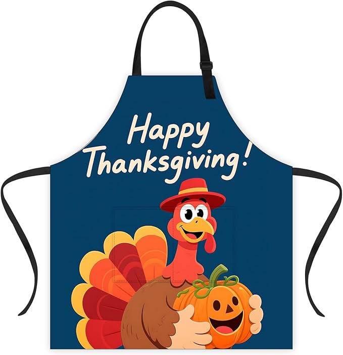 Halloween Apron Home Kitchen Cooking Baking Gardening for Women Men with Pockets waterproof 32x28 inch