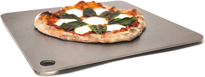 16" by 16" Pizza Steel (3/16" Standard Thickness) - Multipurpose Cooking Steel for Ovens & Grills - Made in the USA