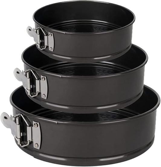 4,7 & 9 Inch Springform pan for cheesecake, Nonstick, Leak-proof Cheesecake Pan set for Baking cakes, Cheese Cake & Pies with Removable Bottom - Easy to Clean