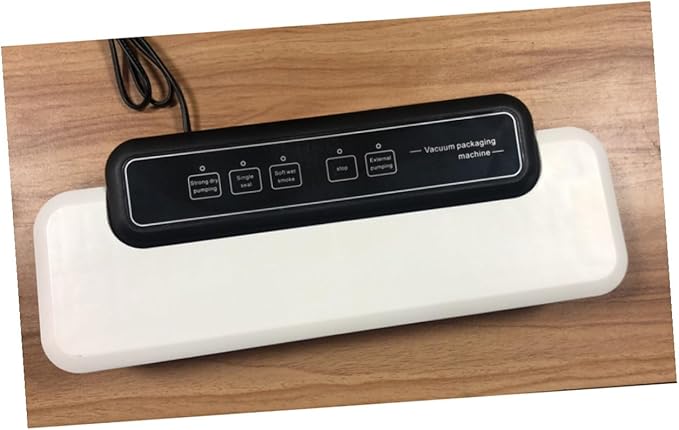 Automatic Household Vacuum Sealer Machine Small Full-automatic Food Packaging with Bags Portable Kitchen Sealing for Fruits Vegetables Cheese Bread US Plug