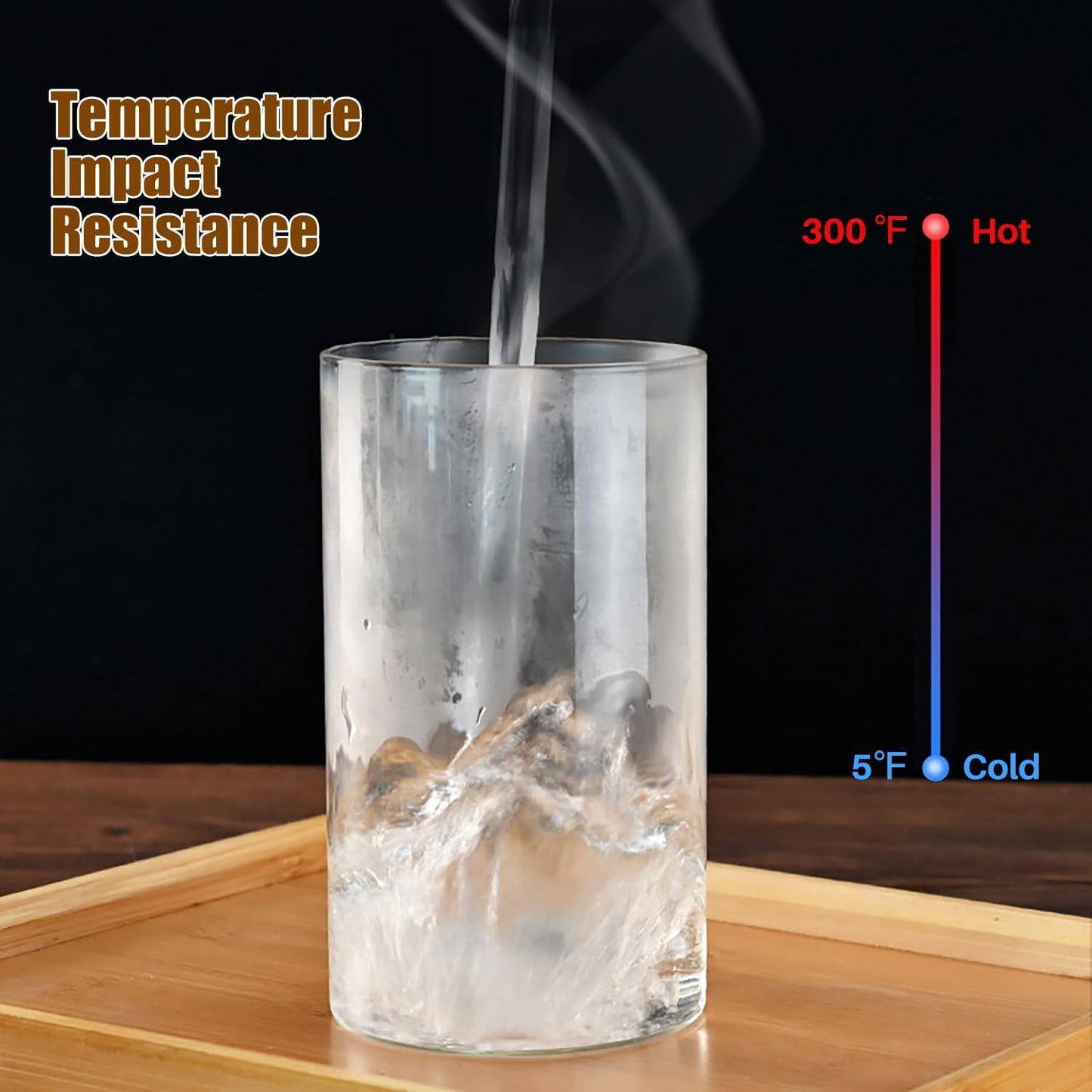 66 oz Glass Food Storage Jars with Airtight Lids, Tall Clear Glass Jar with Bamboo Lid, Airtight Food Canister for Pasta, Candy, Coffee, Sugar, Cookie, Snack. (Round | 10+11 Inch)