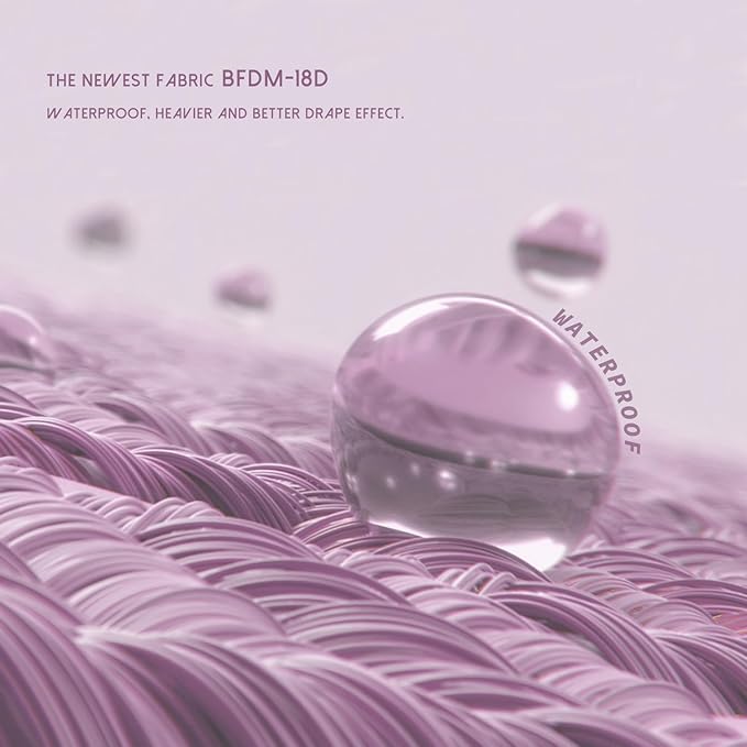 BALCONY & FALCON Rectangle Tablecloth Washable Wrinkle Resistant and Water Proof Table Cloth Decorative Linen Fabric Tablecloths for Dining Parties Kitchen Wedding and Outdoor Use (Lavender, 55x70)