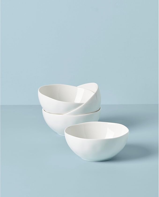 Lenox, White Bay Colors 4Pc All-Purpose Bowls, 3.75 LB