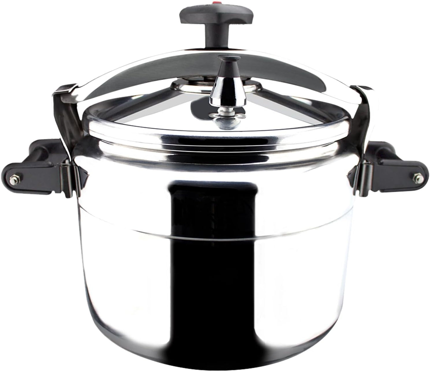 MAGEFESA Chef 16-Quart Aluminum Pressure Cooker – Stainless Steel Lid, Thermodiffusion Base, 3 Safety Systems, Fast & Even Cooking