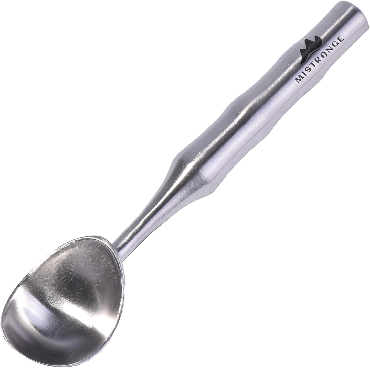 Stainless Steel Ice Cream Scoop - Ergonomic Handle Ice Cream Scooper Heavy Duty Ice Cream Scoops Best Rated - One-Piece Dishwasher Safe Icecream Scoop Stainless Steel