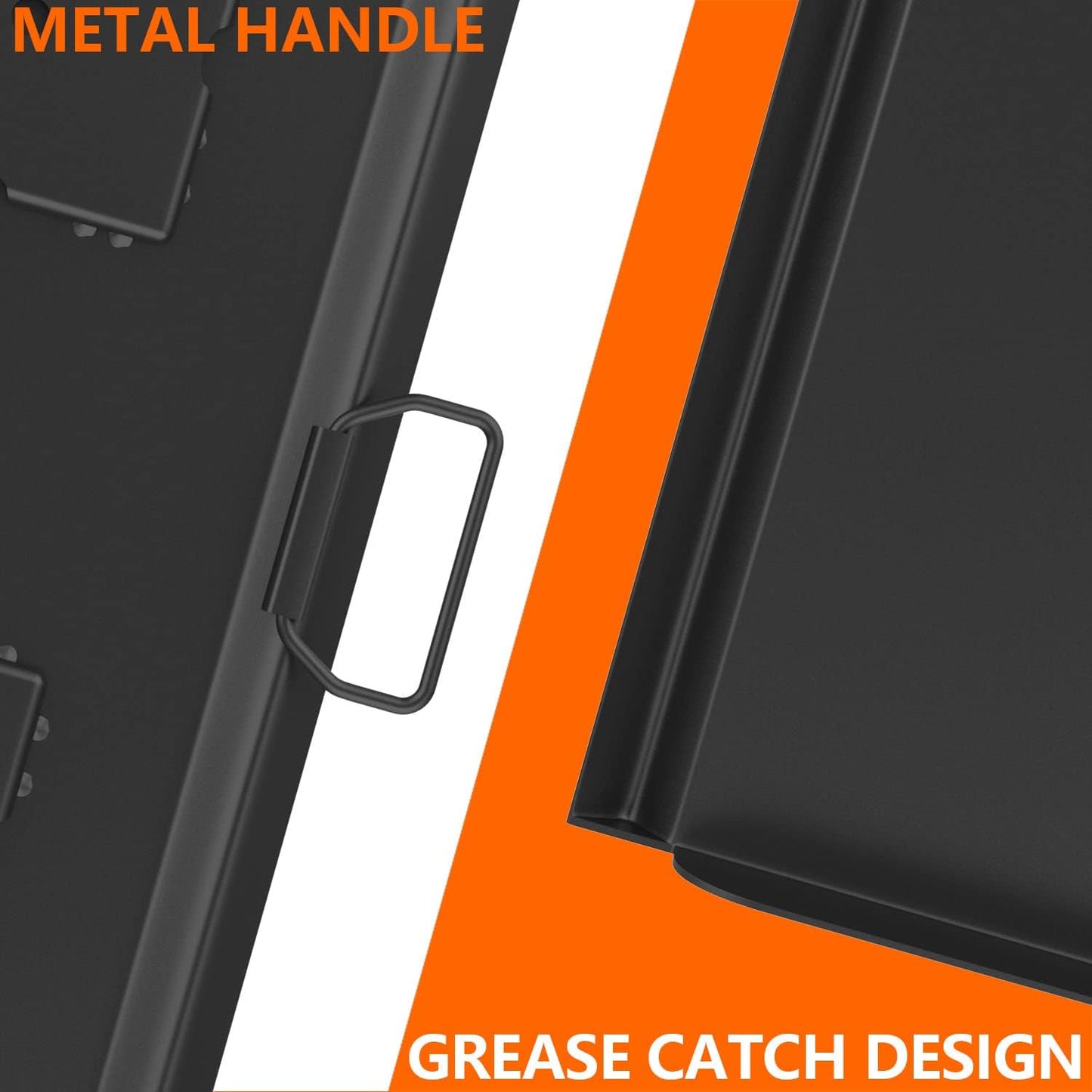 Griddle for Camp Chef 14" 2-Burner Stove Cooking Systems, Professional Carbon Steel Flat Top Griddle with Carry Bag for Camp Chef Outdoor Cooking Equipment, 14 x 32 Inch, Black