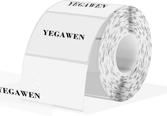 3x2 Inch Transparent Thermal Labels Stickers, Self-Adhesive Clear Waterproof Stickers for Logo Design, Direct Thermal Labels- 200 Sheets