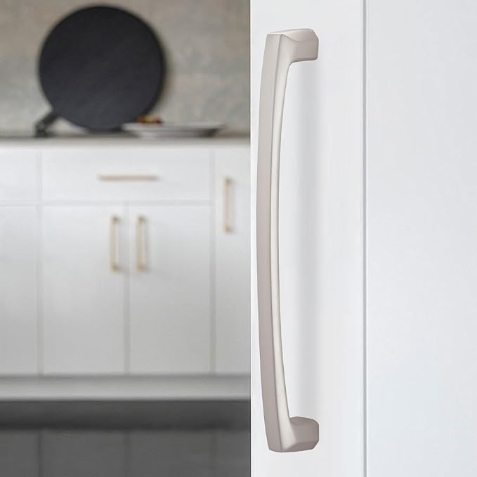 20 Pack 7 Inch(177mm) Brushed Satin Nickel Kitchen Cabinet Handles Cabinet Pulls Drawer Pulls Kitchen Hardware