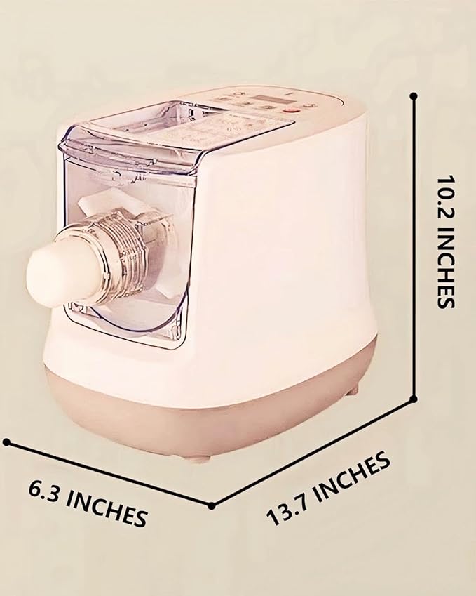 Electric Noodle Machine, 260w Household Fully Automatic, 13 Types Of Noodle Molds, 500g Flour Capacity Italian Noodle Machine