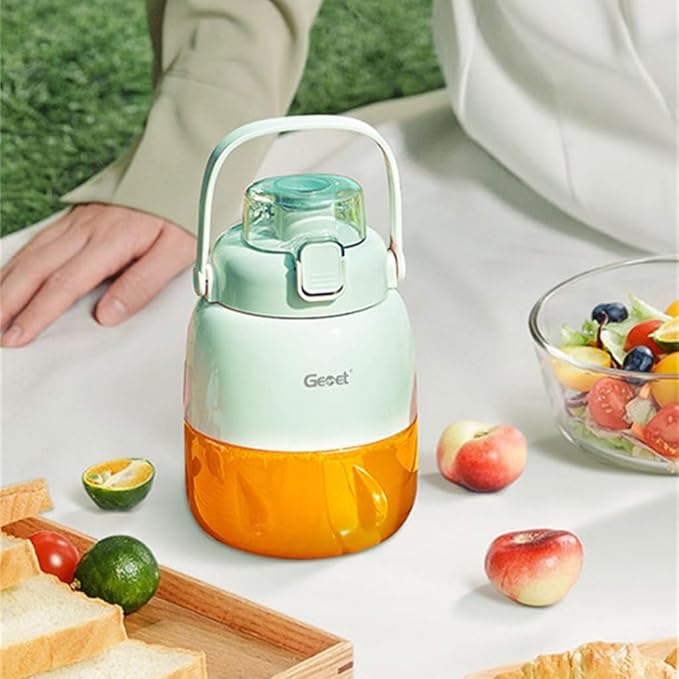 Portable Personal Blender, Mini USB Rechargeable Fruit Mixer with 20 Blades for Travel, Home, Office and Kitchen, Compact Beverage Maker