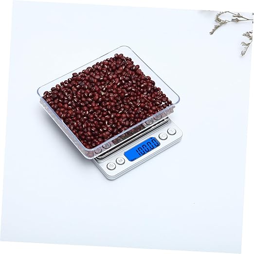 Digital Kitchen Scale High-Precision Stainless Steel Food Weight Balance Scale with Backlit LCD Display Auto-Off Function for Cooking Baking Jewelry