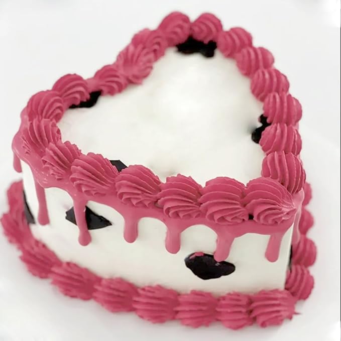 Heart Shape Cake Pan,Anodized Heart Cake Pan, Aluminum, For Valentine's Day Wedding Birthday and Other Occasions 8 3 inch heart