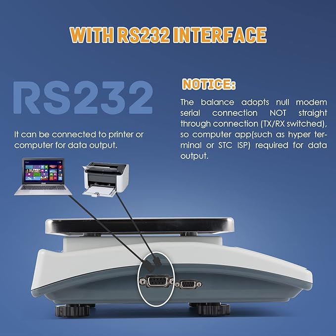 Bonvoisin Industrial Digital Scale for Parts & Coins (10kg/22lb, 0.1g) - Electronic Inventory Counting Scale