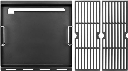 Griddle Inserts for Charbroil Performance 5 Burner Grill, Flat Top Griddle for Charbroil Grill 463275517 463243518 463243519 463275717 463372017 463348017, Replace for G470-0002-W1 G470-0003-W1