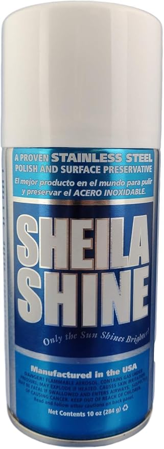 12 x 10oz Stainless Steel Cleaner and Polish - Removes Grease, Fingerprint & Watermark - Kitchen Appliances, Refrigerators, Sinks, Ovens & Grills - Streak Free Shine - Stainless Steel Sprays Cleaner
