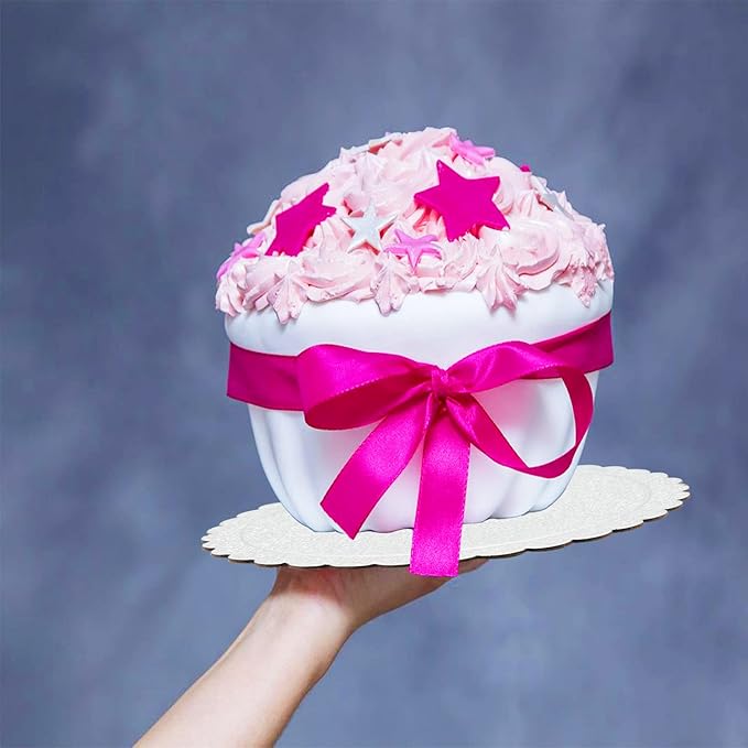 4 Pcs Cake boards, 6, 8, 10 and 12 Inch Cake Base Cardboards, Cake Circle Base for Cake Decorating, Silver