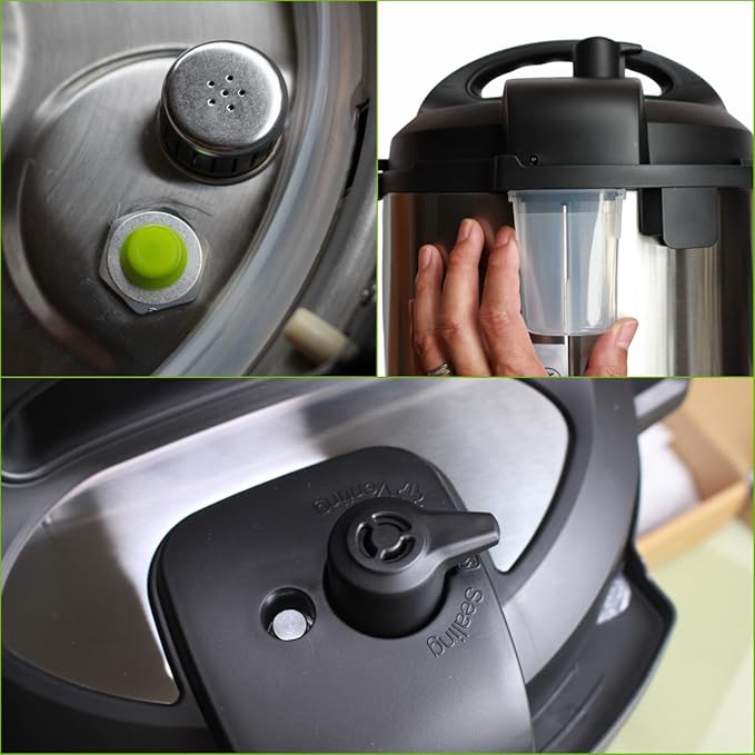 Replacement Parts for Instant Pot Duo/Duo Plus 5, 6 Qt, IP-DUO50, IP-DUO60 and IP-Duo Plus 60, Include Sealing Ring Steam Release Handle and Condensation Collector Cup
