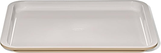 OXO Good Grips Non-Stick Pro Ceramic Coated Metal Bakeware Half Sheet Pan – Biscuit