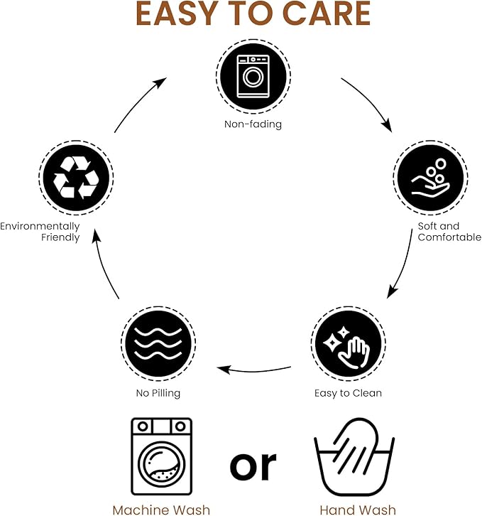 Deep Dream Tablecloths, Embroidered Waterproof Table Cloth Cotton Linen Wrinkle Free Anti-Fading Table Cover Decoration for Kitchen Dinning Party Christmas, 55 x 86 Inch - Light Brown