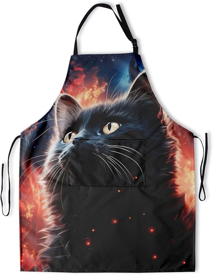Funny Animal Apron with 2 Pockets Waterproof for Men Women Kitchen Garden Decor