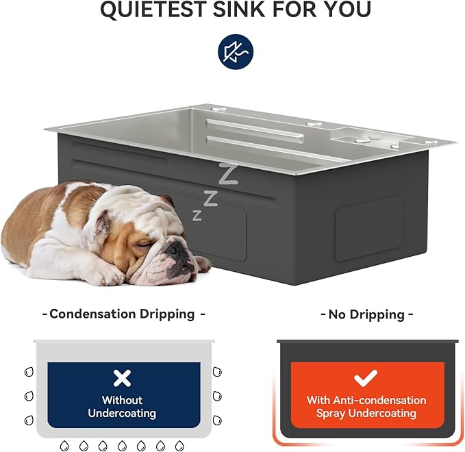 Lordear 33x22 Inch Waterfall Kitchen Sink Drop In 33 Inch Kitchen Sink With Faucet Smart Workstation Stainless Steel 16 Gauge Single Bowl with Glass Rinser Faucet and Built-in Accessories