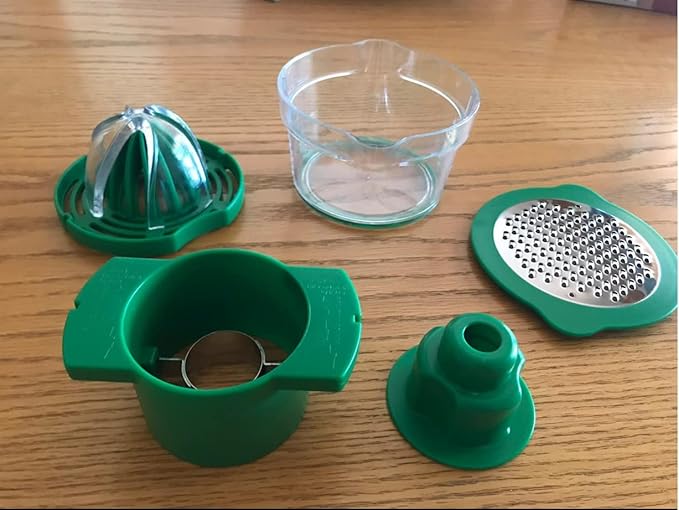 Cestari Corn Cob Peeler MultiTool Set - Includes Corn Cob Remover, Pusher, Measuring Cup, and Grater